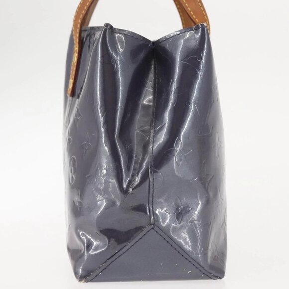 LOUIS VUITTON Monogram Vernis Reade PM Hand Bag Indigo M91335 LV Auth 144063 - Picture 4 of 15